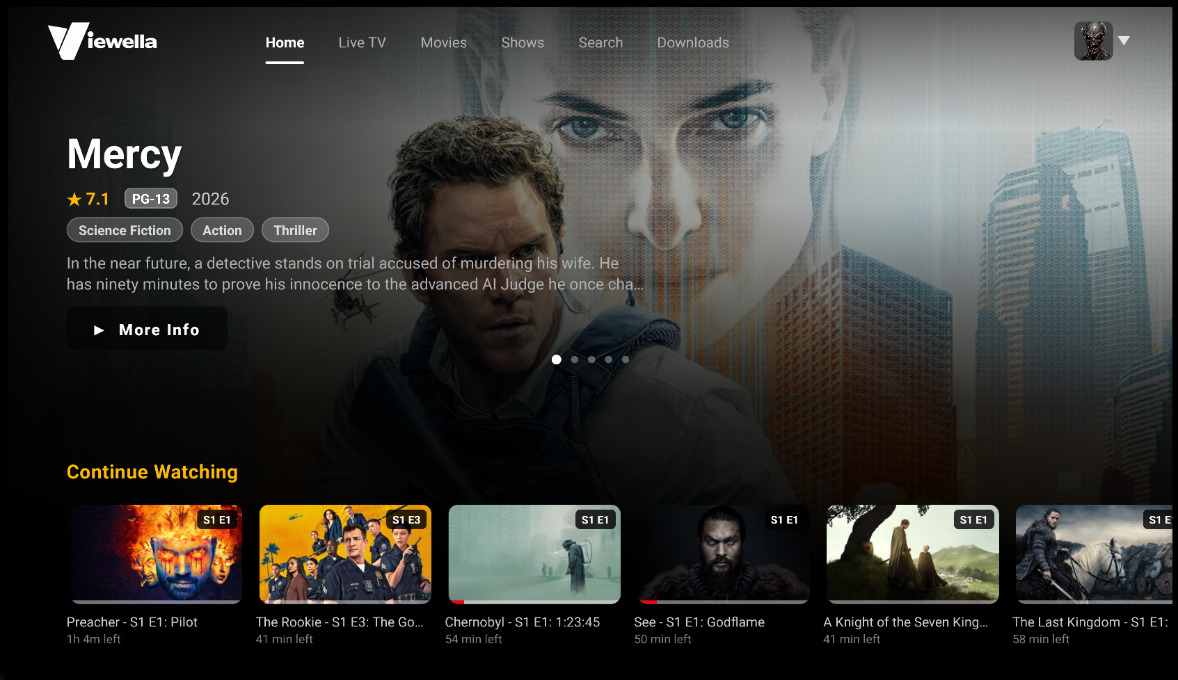 Viewella interface preview