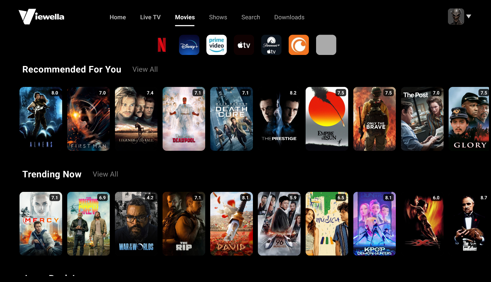 Viewella preview tile